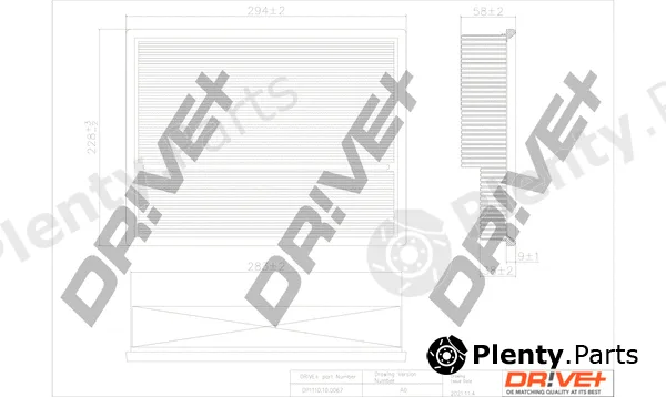 Dr!ve+ DP1110.10.0067 — Air Filter