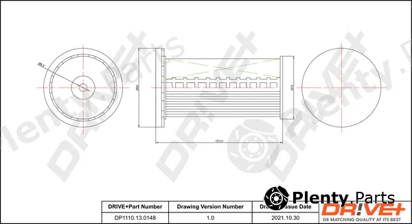 Dr!ve+ DP1110.13.0148 — Fuel Filter