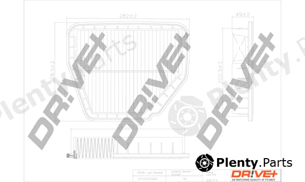 Dr!ve+ DP1110.10.0202 — Air Filter