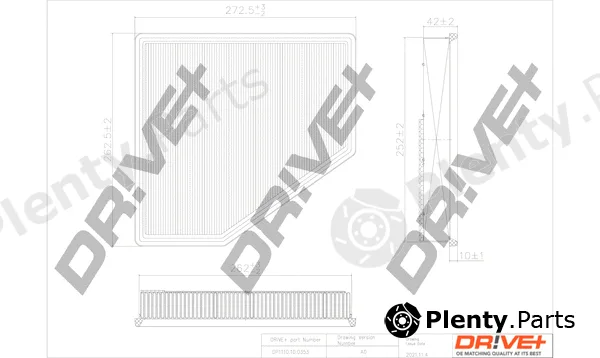 Dr!ve+ DP1110.10.0353 — Air Filter