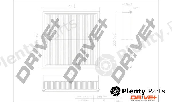 Dr!ve+ DP1110.10.0418 — Air Filter