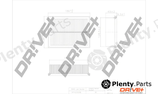 Dr!ve+ DP1110.10.0185 — Air Filter