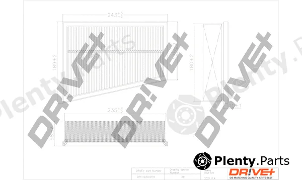 Dr!ve+ DP1110.10.0110 — Air Filter