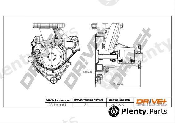 Dr!ve+ DP2310.10.041 — Water Pump, engine cooling