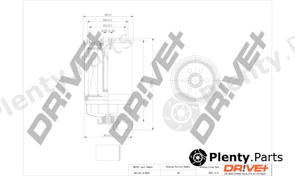 Dr!ve+ DP1110.13.0278 — Fuel Filter