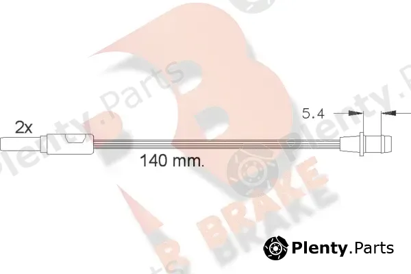 R Brake 610149RB — Warning Contact, brake pad wear