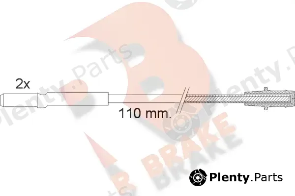 R Brake 610016RB — Warning Contact, brake pad wear