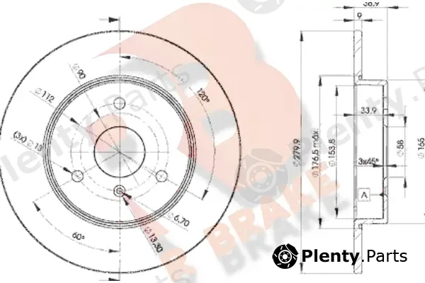 R Brake 78RBD24341 — Brake Disc