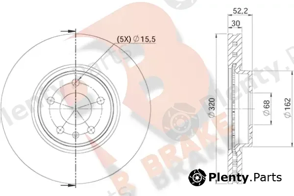 R Brake 78RBD24039 — Brake Disc