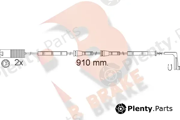 R Brake 610540RB — Warning Contact, brake pad wear