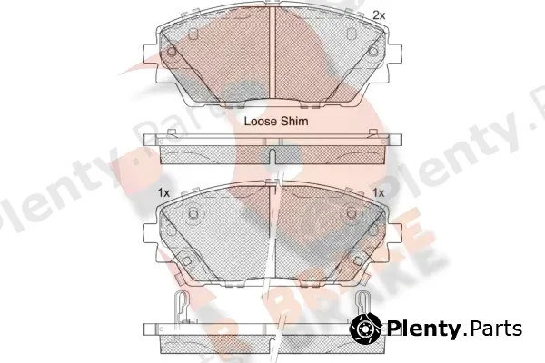 R Brake RB2364 — Brake Pad Set, disc brake