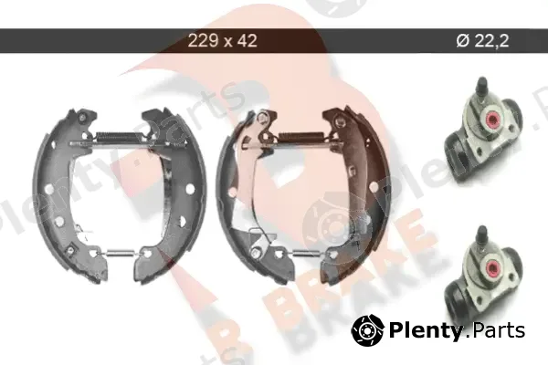 R Brake 79RBKT0016 — Brake Shoe Set