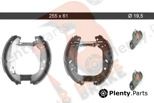 R Brake 79RBKT0018 — Brake Shoe Set