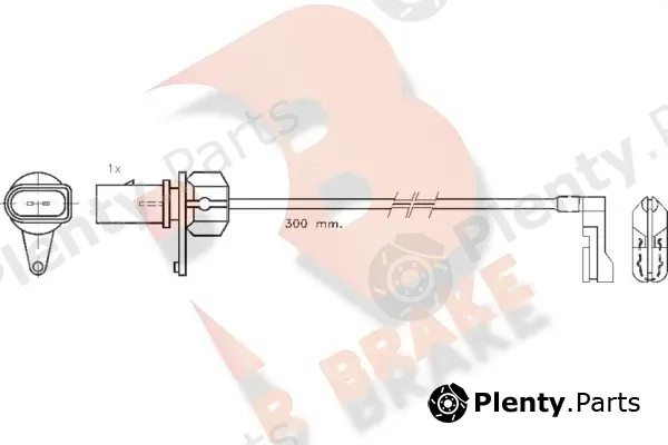 R Brake 610688RB — Warning Contact, brake pad wear