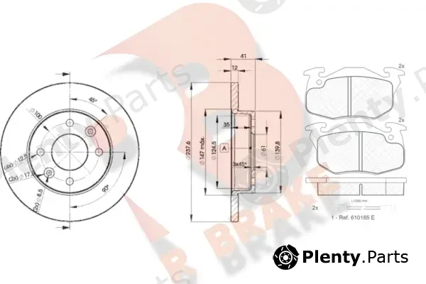 R Brake 3R06334705 — Brake Kit, disc brake