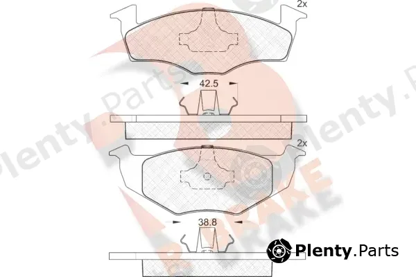 R Brake RB1130 — Brake Pad Set, disc brake