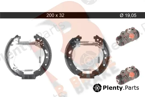 R Brake 79RBKT0145 — Brake Shoe Set