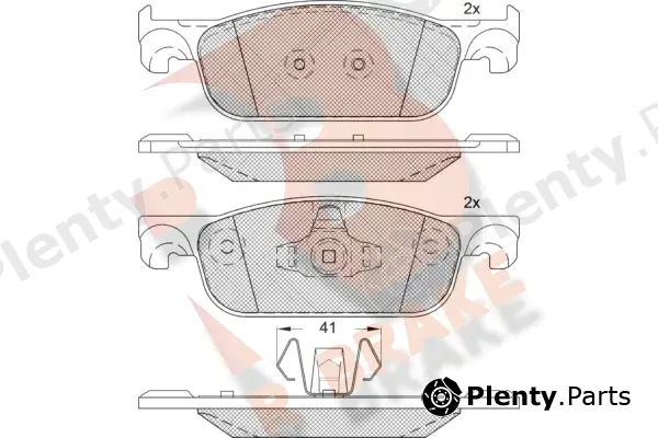 R Brake RB2274 — Brake Pad Set, disc brake