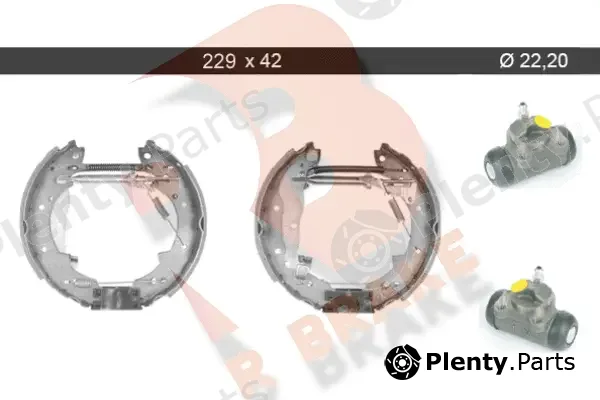 R Brake 79RBKT0074 — Brake Shoe Set