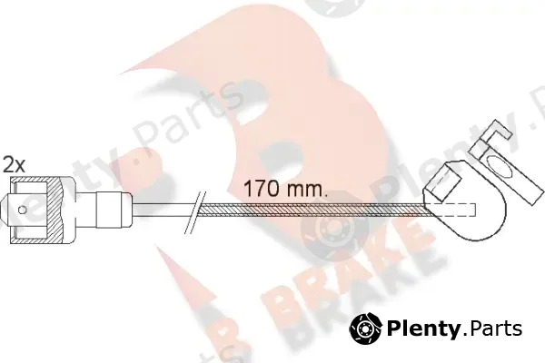 R Brake 610129RB — Warning Contact, brake pad wear