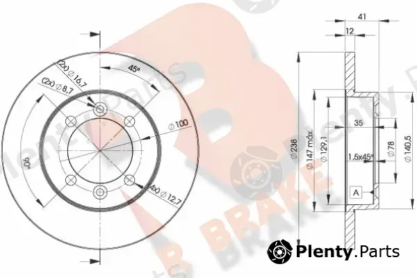 R Brake 78RBD24706 — Brake Disc