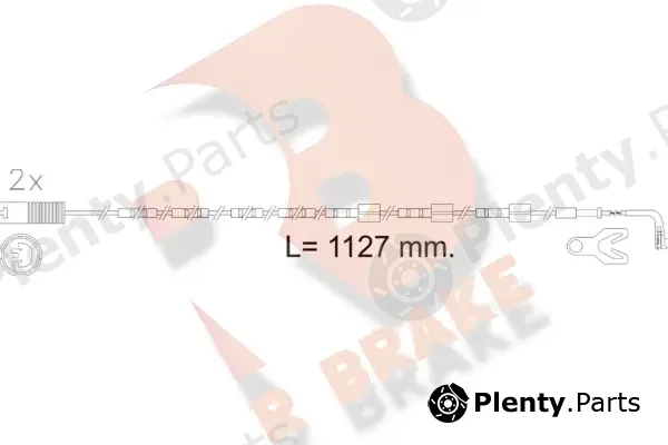 R Brake 610605RB — Warning Contact, brake pad wear