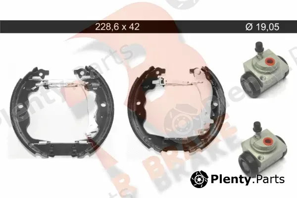 R Brake 79RBKT0139 — Brake Shoe Set
