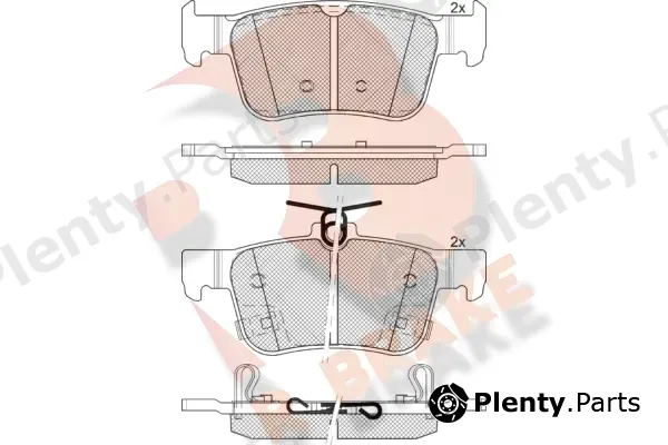 R Brake RB2315 — Brake Pad Set, disc brake