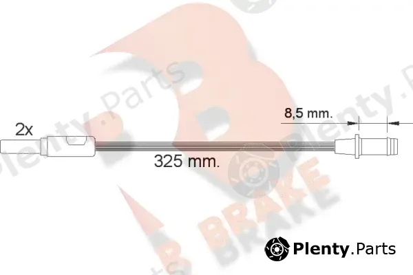 R Brake 610184RB — Warning Contact, brake pad wear