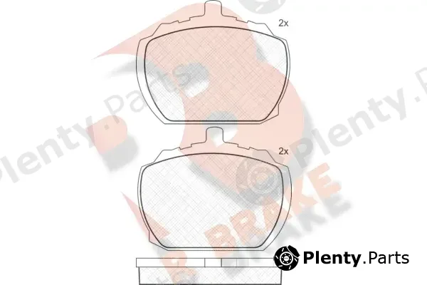 R Brake RB0092 — Brake Pad Set, disc brake