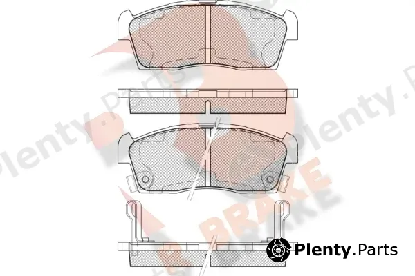 R Brake RB1833-203 — Brake Pad Set, disc brake