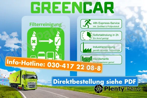 GREENCAR Automotive GR03-013804 — Soot/Particulate Filter Cleaning