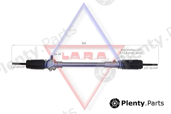 LA.R.A. 140001 — Steering Gear