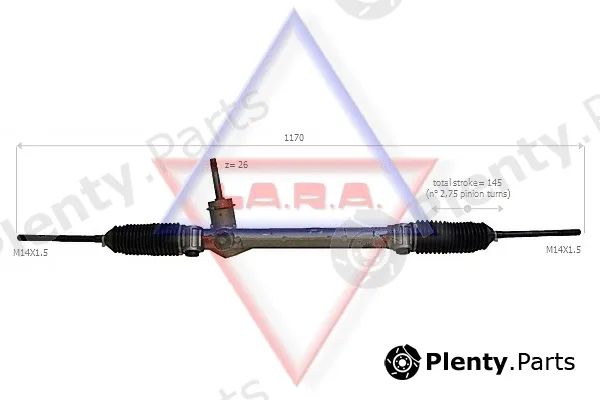 LA.R.A. 290010 — Steering Gear