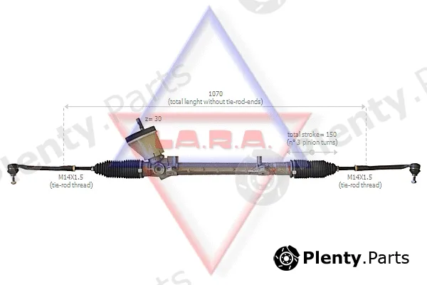 LA.R.A. 310040 — Steering Gear