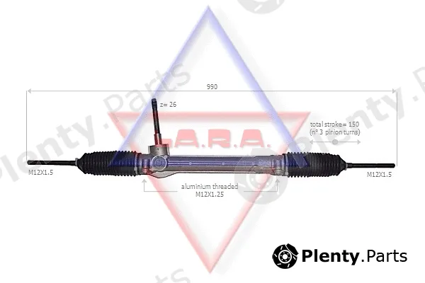 LA.R.A. 190050 — Steering Gear
