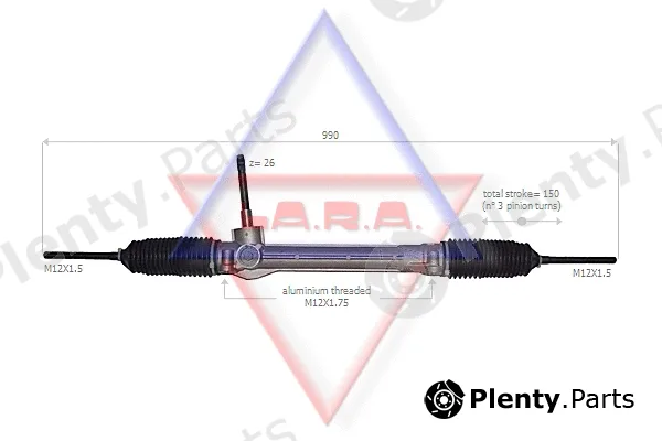 LA.R.A. 190061 — Steering Gear