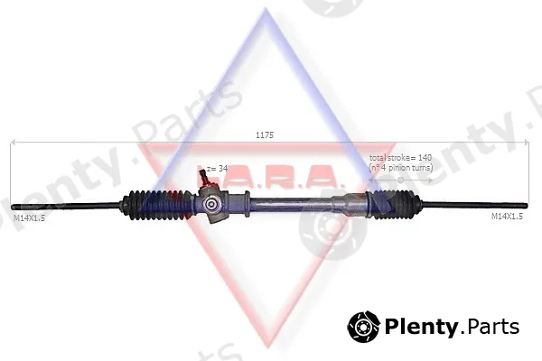LA.R.A. 370001 — Steering Gear
