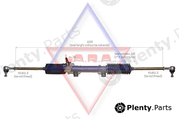 LA.R.A. 160016 — Steering Gear