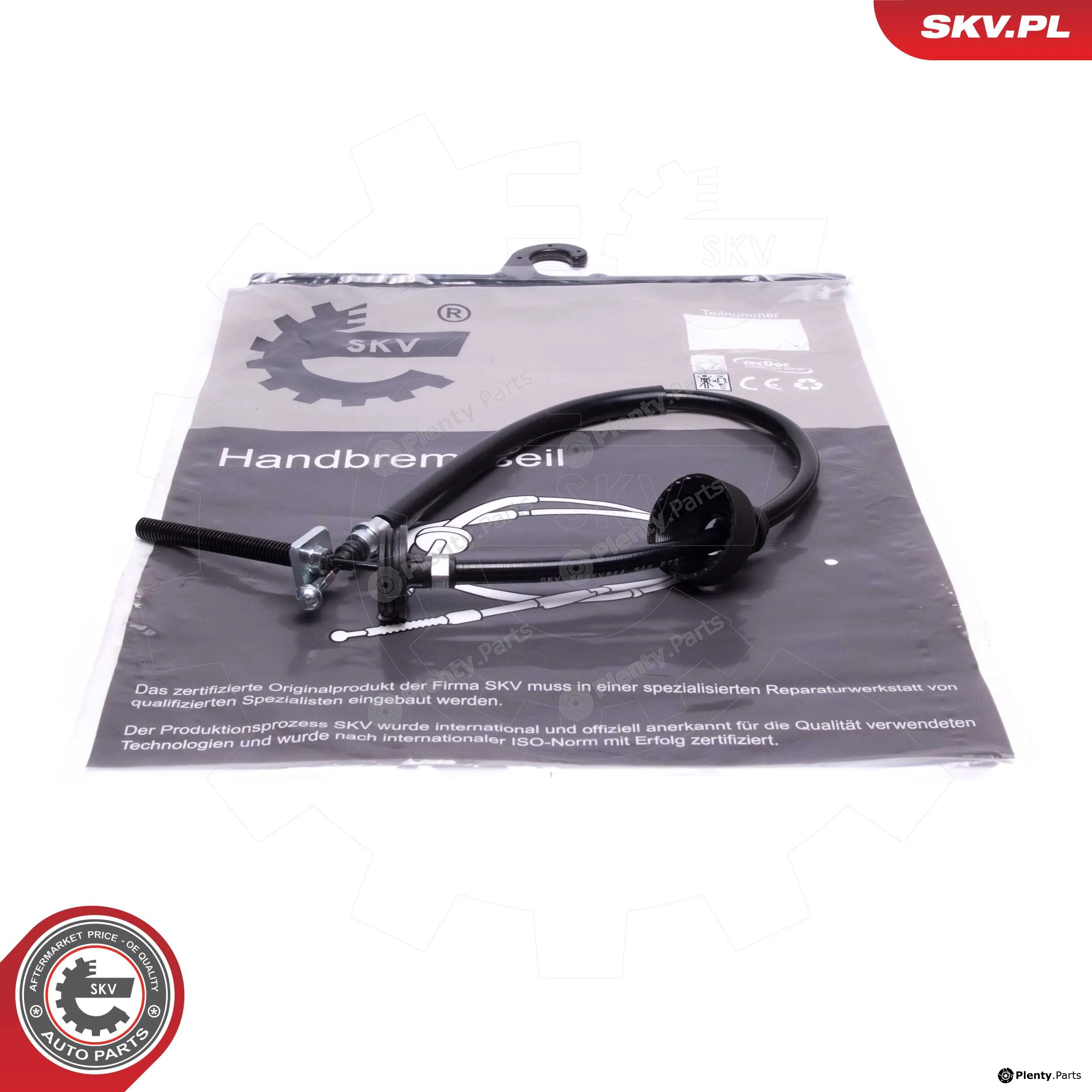 Esen SKV 26SKV844 — Cable Pull, parking brake