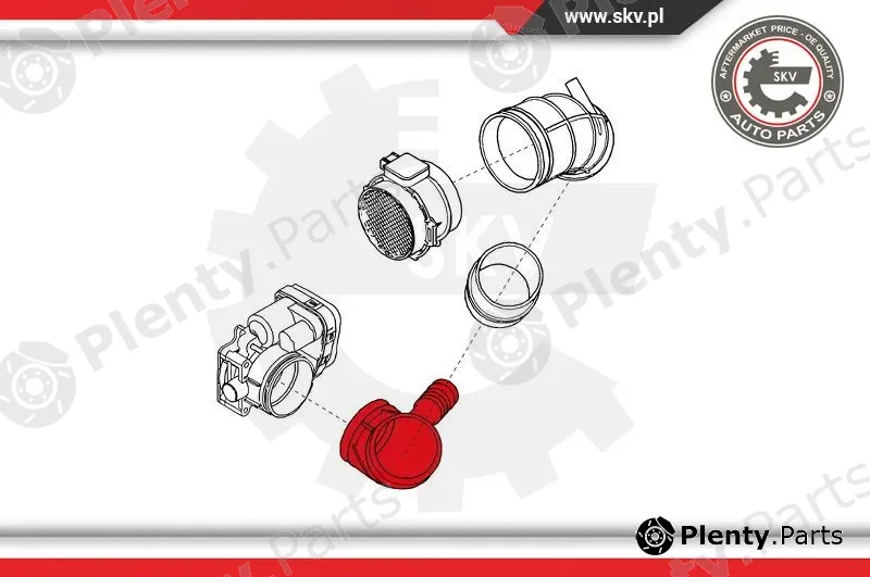 Esen SKV 24SKV480 — Intake Hose, air filter