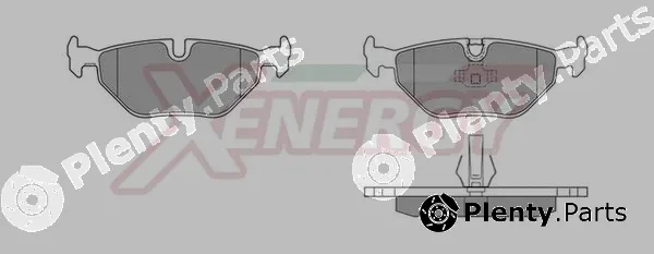 Ap Xenergy X40387 — Brake Pad Set, disc brake