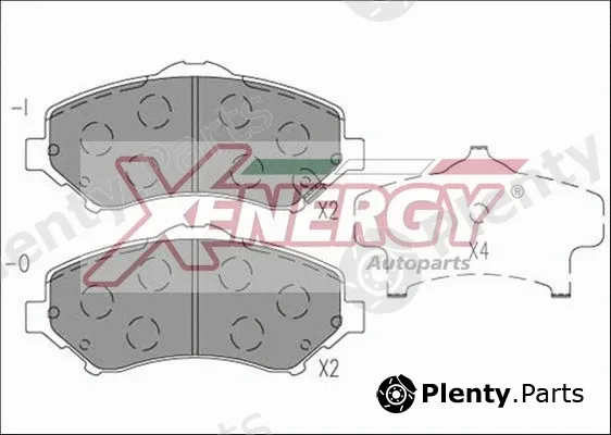 Ap Xenergy X41265 — Brake Pad Set, disc brake