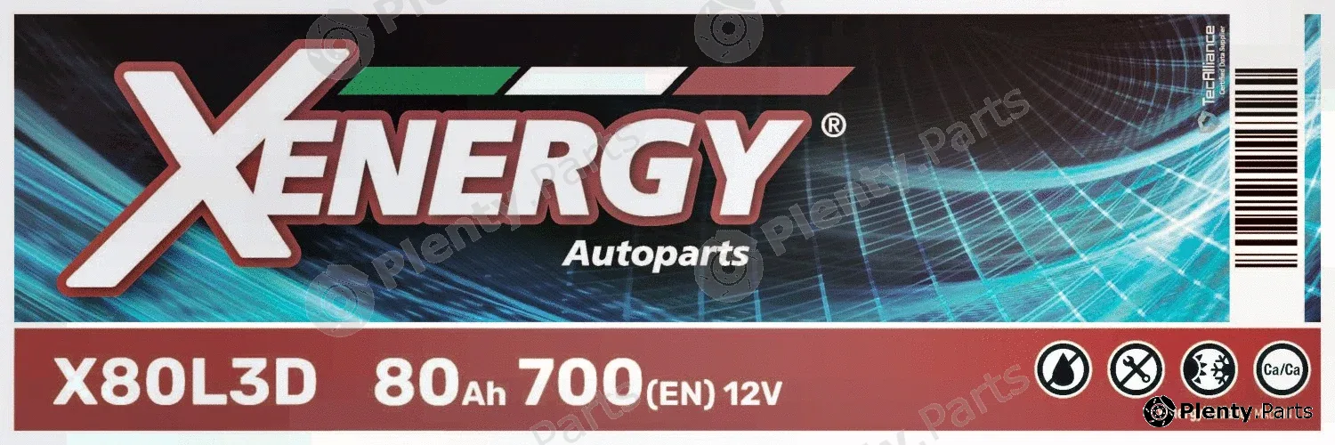 Ap Xenergy X80L3D — Starter Battery