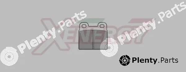 Ap Xenergy X40004 — Brake Pad Set, disc brake