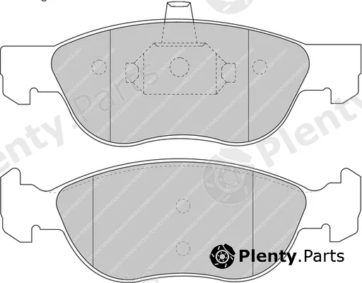 Ferodo Racing FCP1056H — Brake Pad Set, disc brake