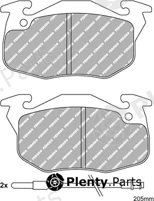 Ferodo Racing FDS393 — Brake Pad Set, disc brake
