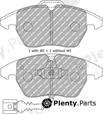 Ferodo Racing FDS1641 — Brake Pad Set, disc brake