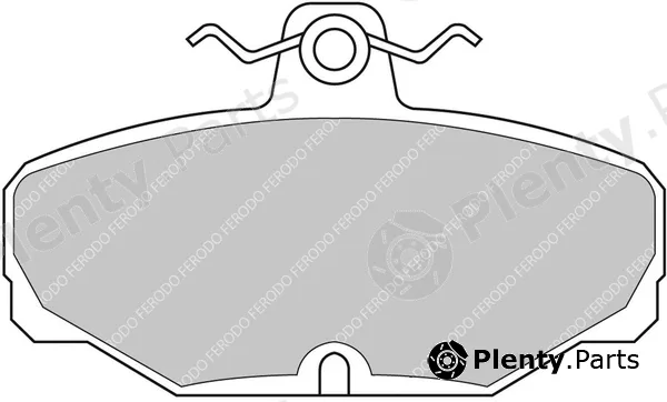 Ferodo Racing FCP408H — Brake Pad Set, disc brake