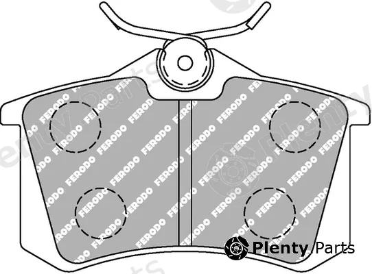 Ferodo Racing FCP541R — Brake Pad Set, disc brake